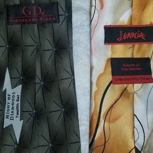 Set of 2 Ties (J. Garcia & Grateful Dead)